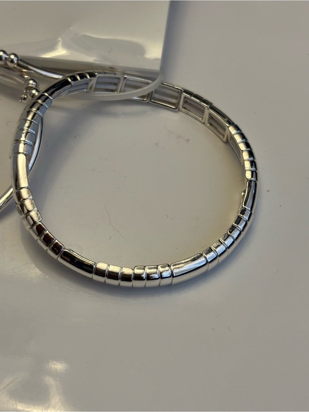 Nine West Silver Tone 3 Piece Bangle Bracelet Set NWT - Picture 8 of 10